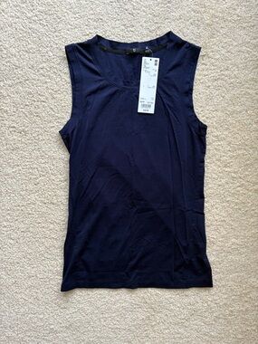 UNIQLO x J+ Jill Sander Supima Cotton Women's Navy Sleeveless Tank Top XS